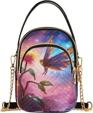 Purple Nebula Women Crossbody Handbag, Small Crossbody Bags for Women Trendy, Fall Crossbody Purse