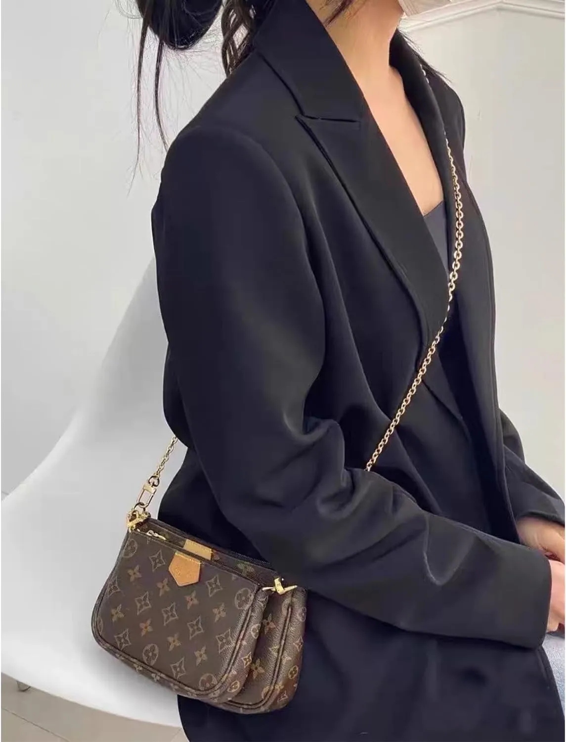 Purse Chain Strap Crossbody Gold Chain Shoulder Bag Replacement Strap