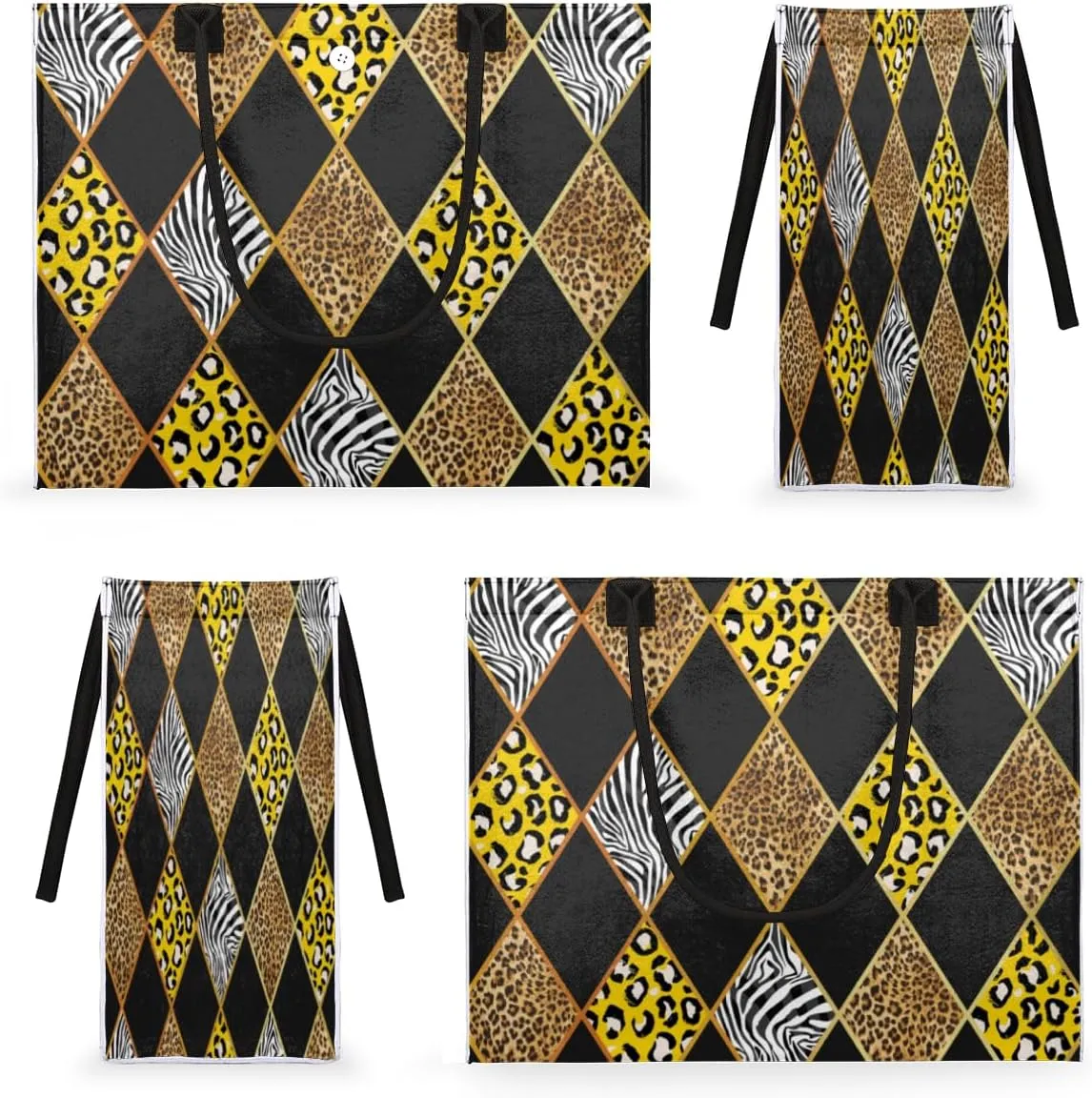 QsirBC Classic Abstractions Tote Bag for Women Shoulder Bags with Pockets Handbags Purses Large Totes
