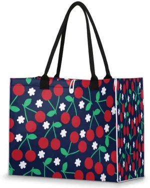 QsirBC Food Design Tote Bag for Women Shoulder Bags with Pockets Handbags Purses Large Totes