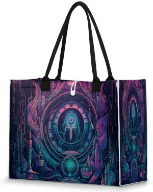 QsirBC Fruits Design Pattern Tote Bag for Women Shoulder Bags with Pockets Handbags Purses Large Totes