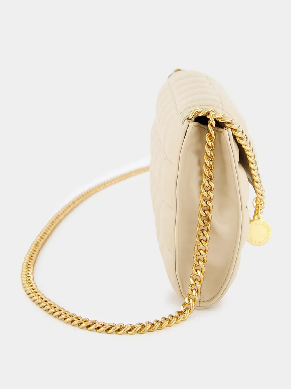 Quilted Cream Crossbody Bag