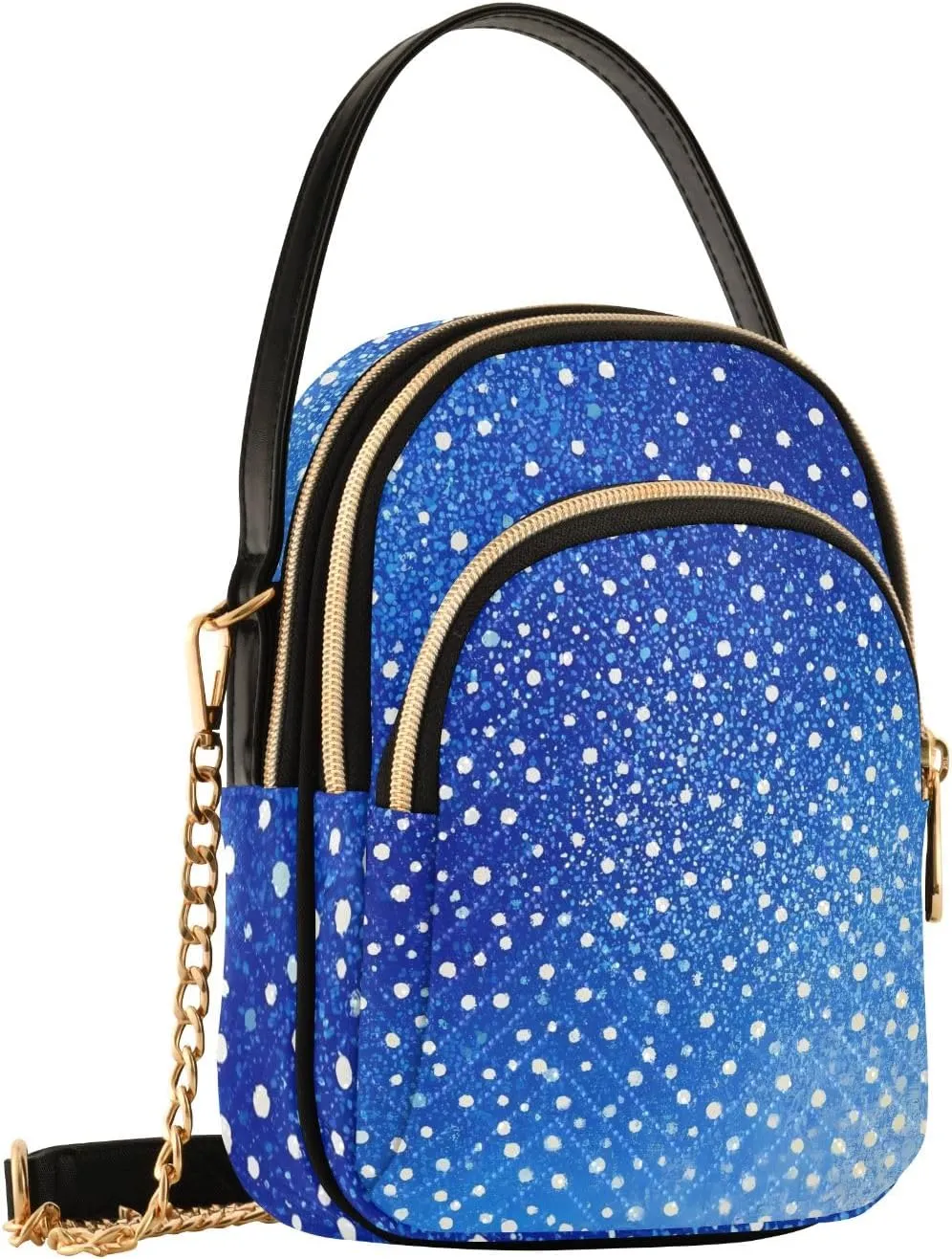 Quilted Crossbody Bag Small Shoulder Purse Women's Handbags Phone Purse with Chain