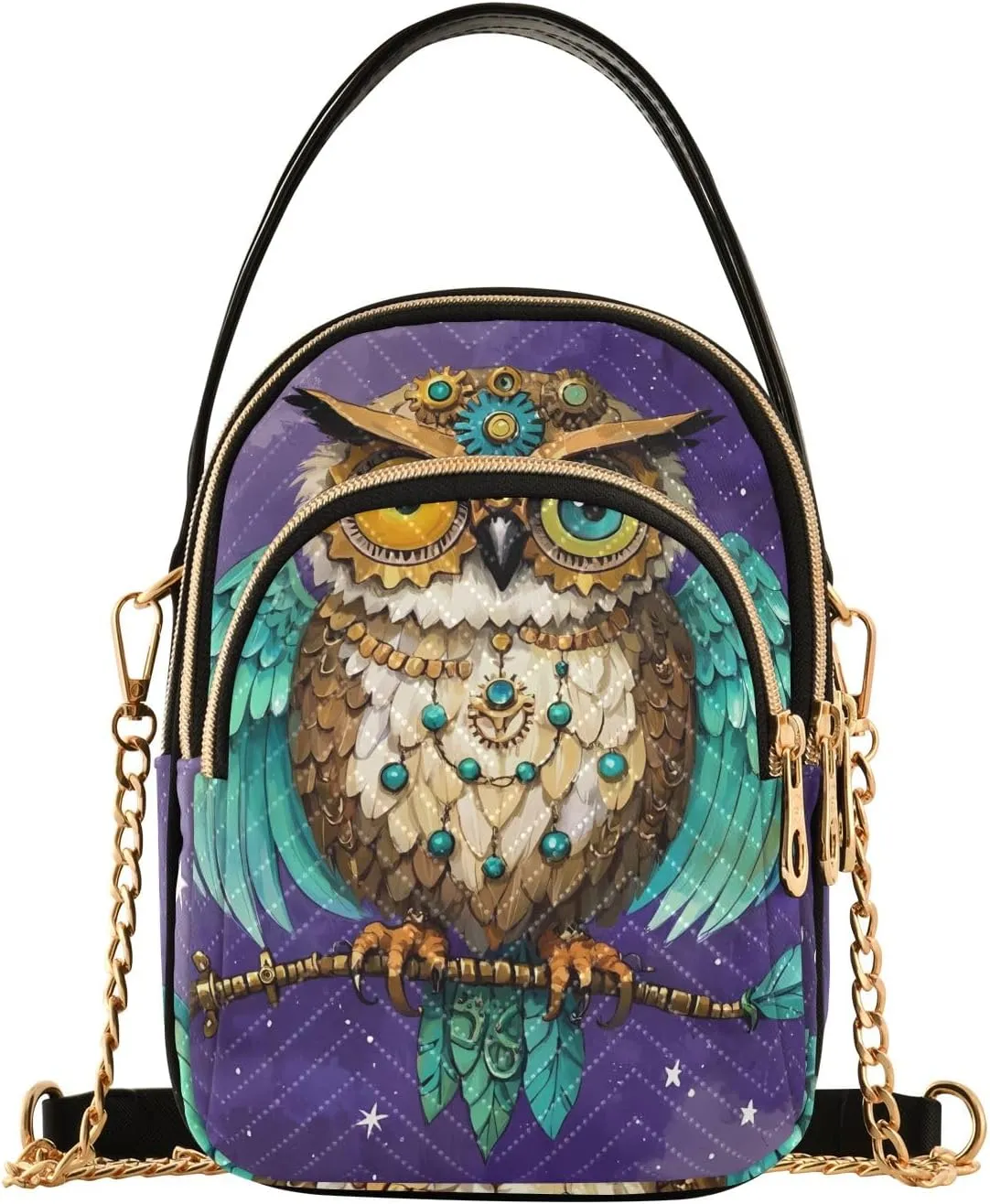 Quilted Crossbody Bag Small Shoulder Purse Women's Handbags Phone Purse with Chain