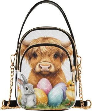 Quilted Crossbody Bag Small Shoulder Purse Women's Handbags Phone Purse with Chain