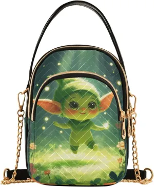 Quilted Crossbody Bag Small Shoulder Purse Women's Handbags Phone Purse with Chain
