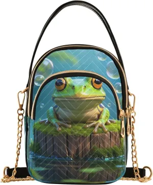 Quilted Crossbody Bag Small Shoulder Purse Women's Handbags Phone Purse with Chain