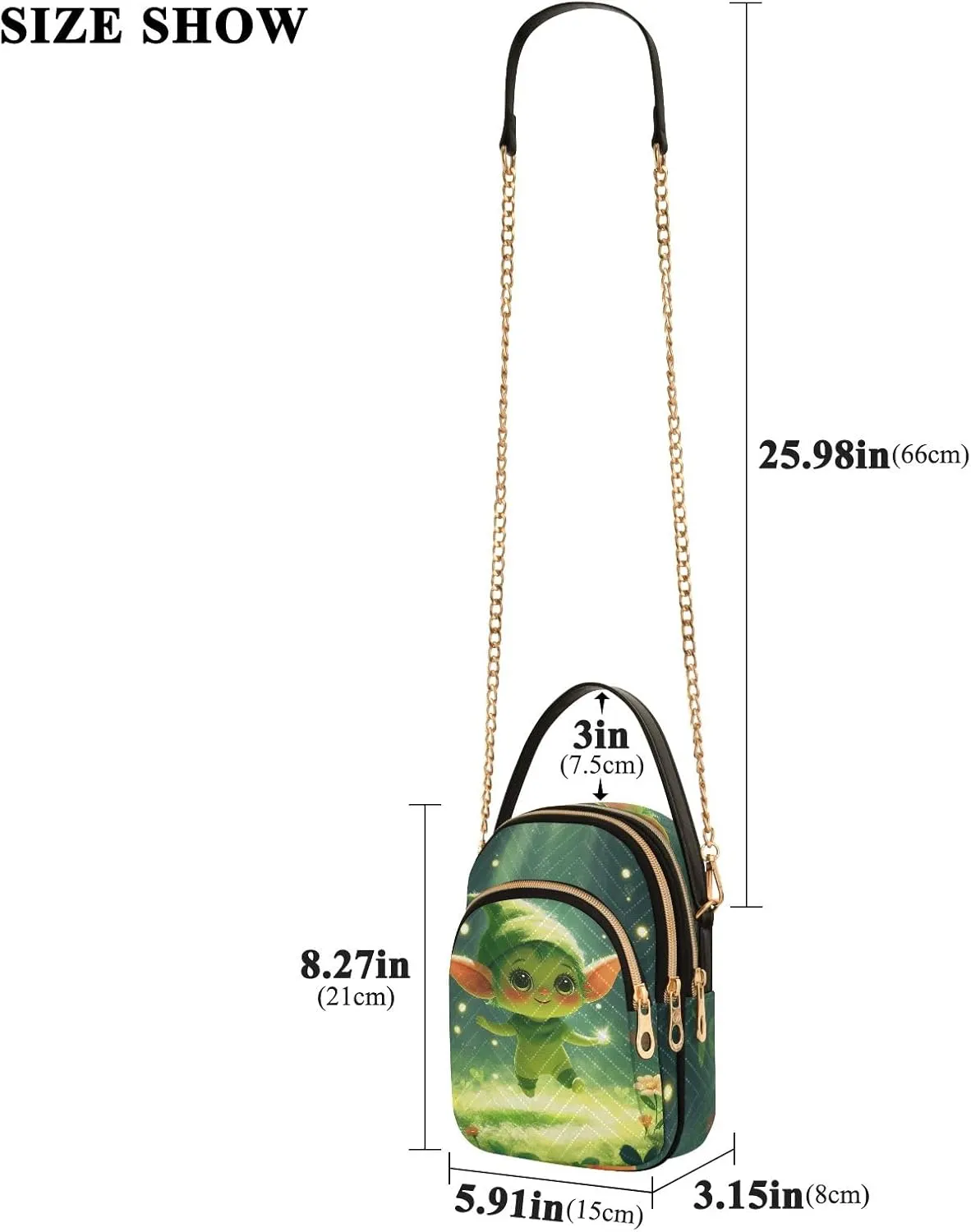 Quilted Crossbody Bag Small Shoulder Purse Women's Handbags Phone Purse with Chain
