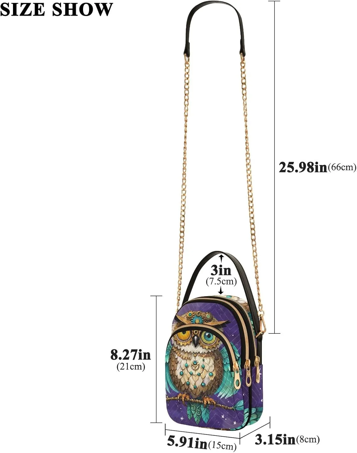 Quilted Crossbody Bag Small Shoulder Purse Women's Handbags Phone Purse with Chain