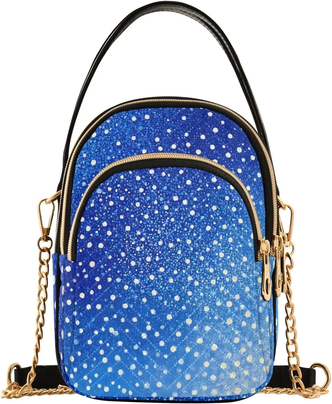 Quilted Crossbody Bag Small Shoulder Purse Women's Handbags Phone Purse with Chain