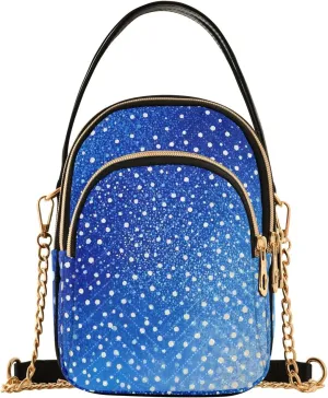 Quilted Crossbody Bag Small Shoulder Purse Women's Handbags Phone Purse with Chain