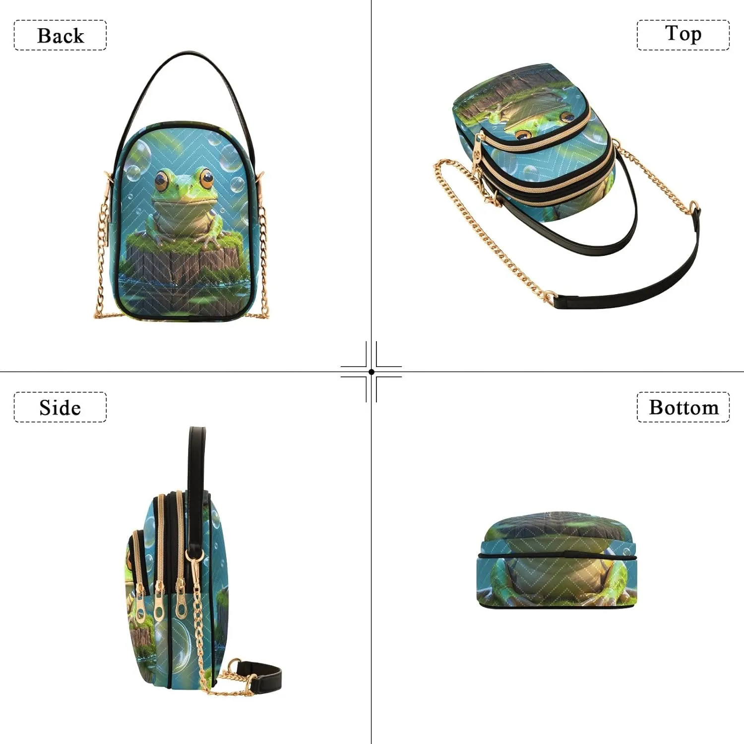 Quilted Crossbody Bag Small Shoulder Purse Women's Handbags Phone Purse with Chain
