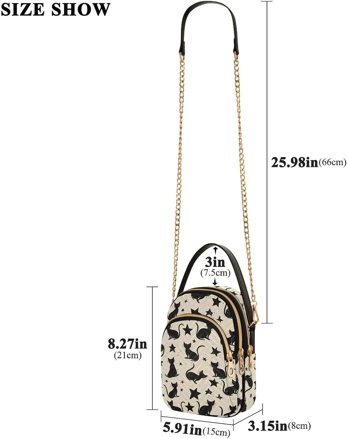 Quilted Crossbody Bags for Women Trendy, Women's Crossbody Handbags Butterfly Travel Cell Phone Purses Bags