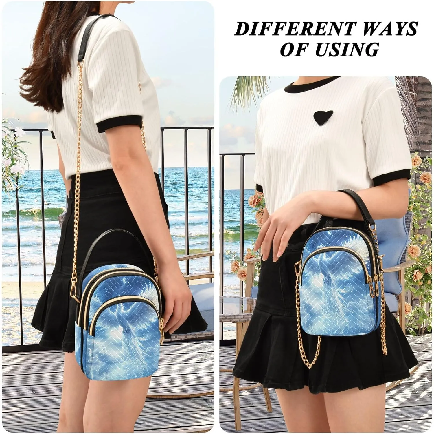 Quilted Purse Bag Cell Phone Bags for Women Crossbody