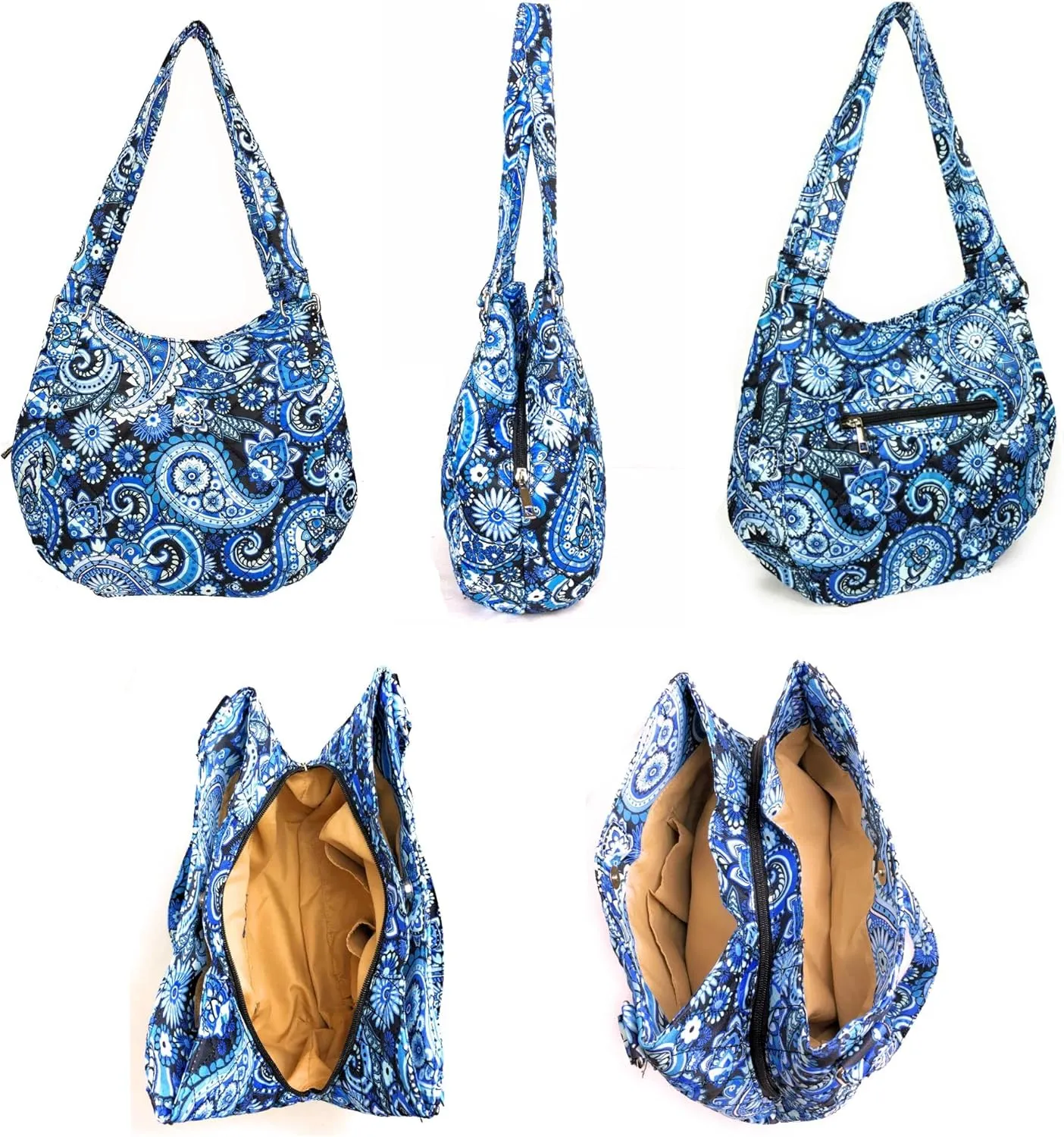 Quilted Shoulder Tote Bag Handbag