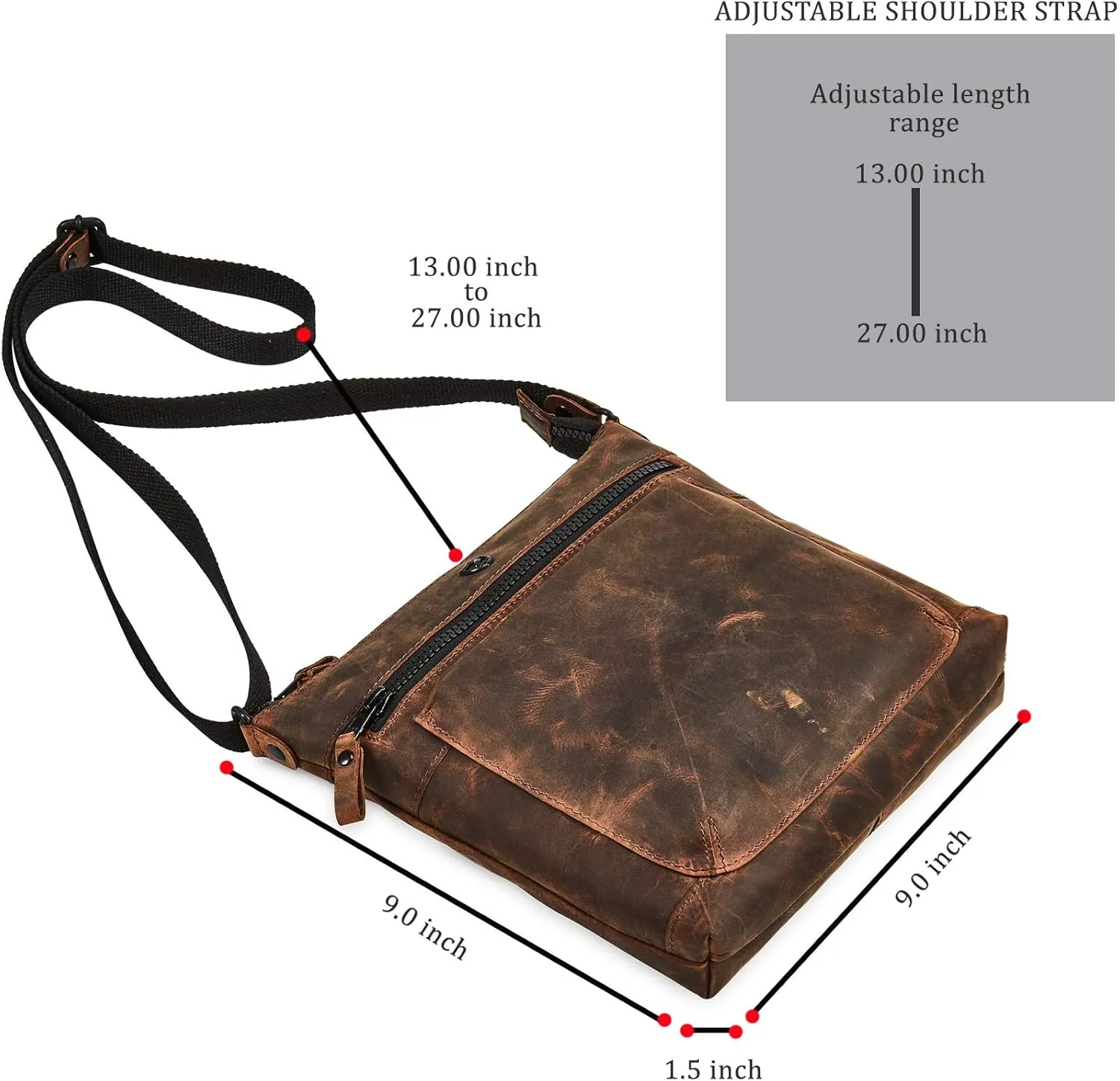 Real Leather Purse for Women Crossbody Bag Travel Shoulder Handbag Small Vintage Pocketbook