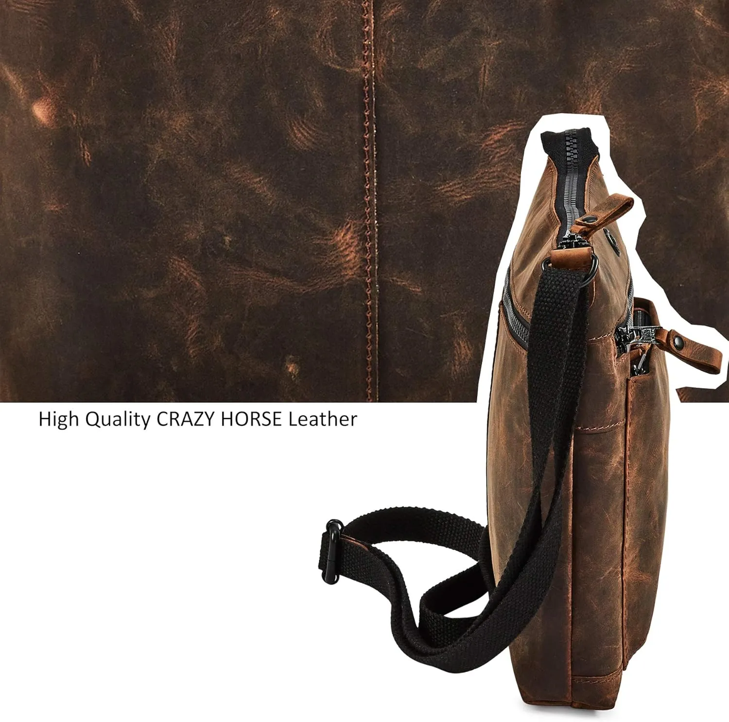 Real Leather Purse for Women Crossbody Bag Travel Shoulder Handbag Small Vintage Pocketbook