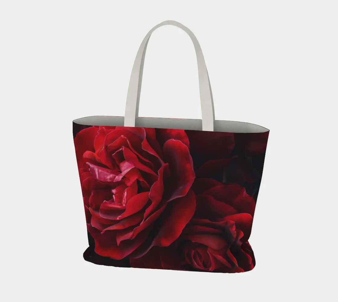 Red Rose Large Tote