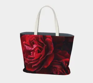 Red Rose Large Tote