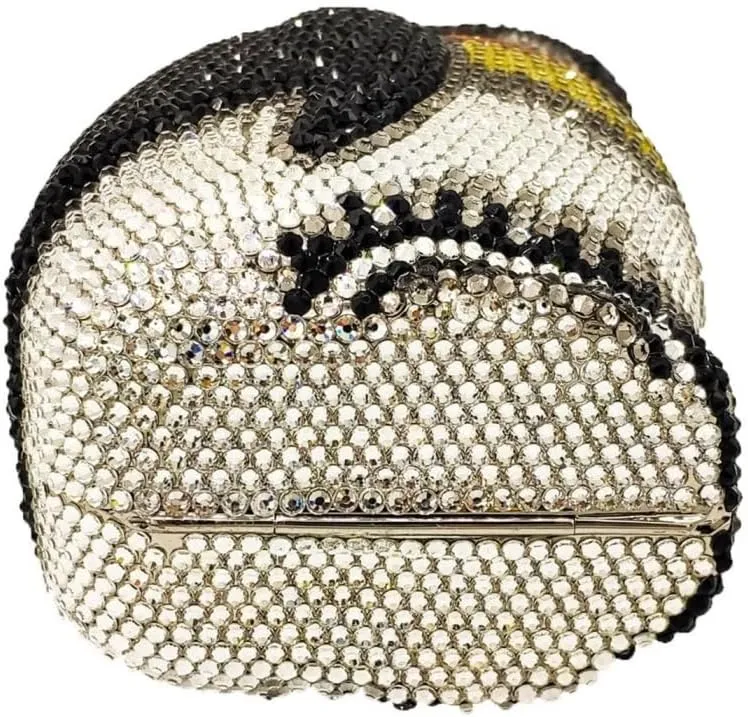 Rhinestone Penguin Evening Bags Sparkle Crystal Clutch Bling Animal Purse Lovely Party Wedding Handbag