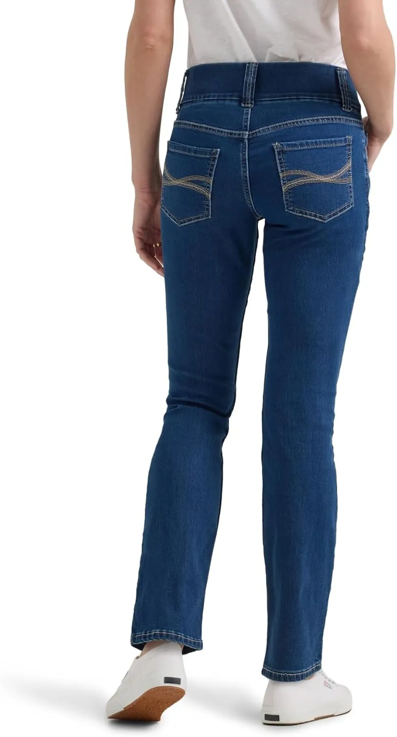 Riders by Lee Indigo Women's Waist Smoother Straight Jean
