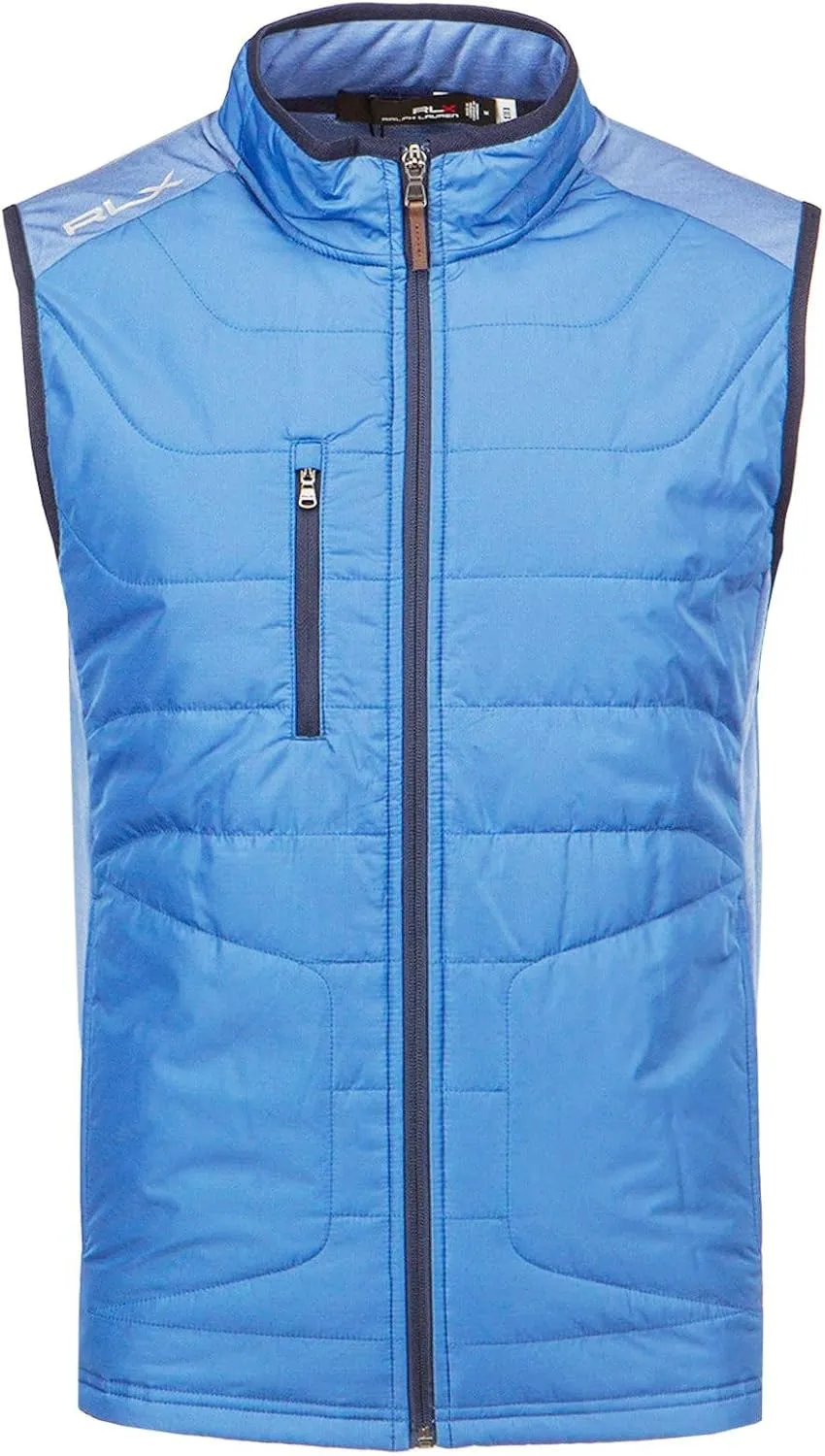 RLX Ralph Lauren Men's Cool Wool Full Zip Golf Vest Gilet Large L