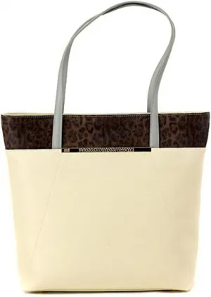 ROBERTO CAVALLI Class Candy Leopard Tote Bag (Nude)