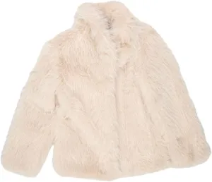Rsq Girls Fuzzy Faux Fur Coat