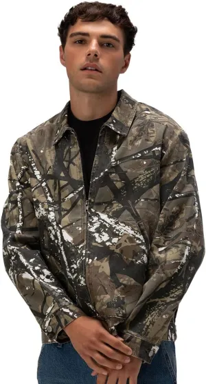Rsq Mens Camo Canvas Workwear Jacket
