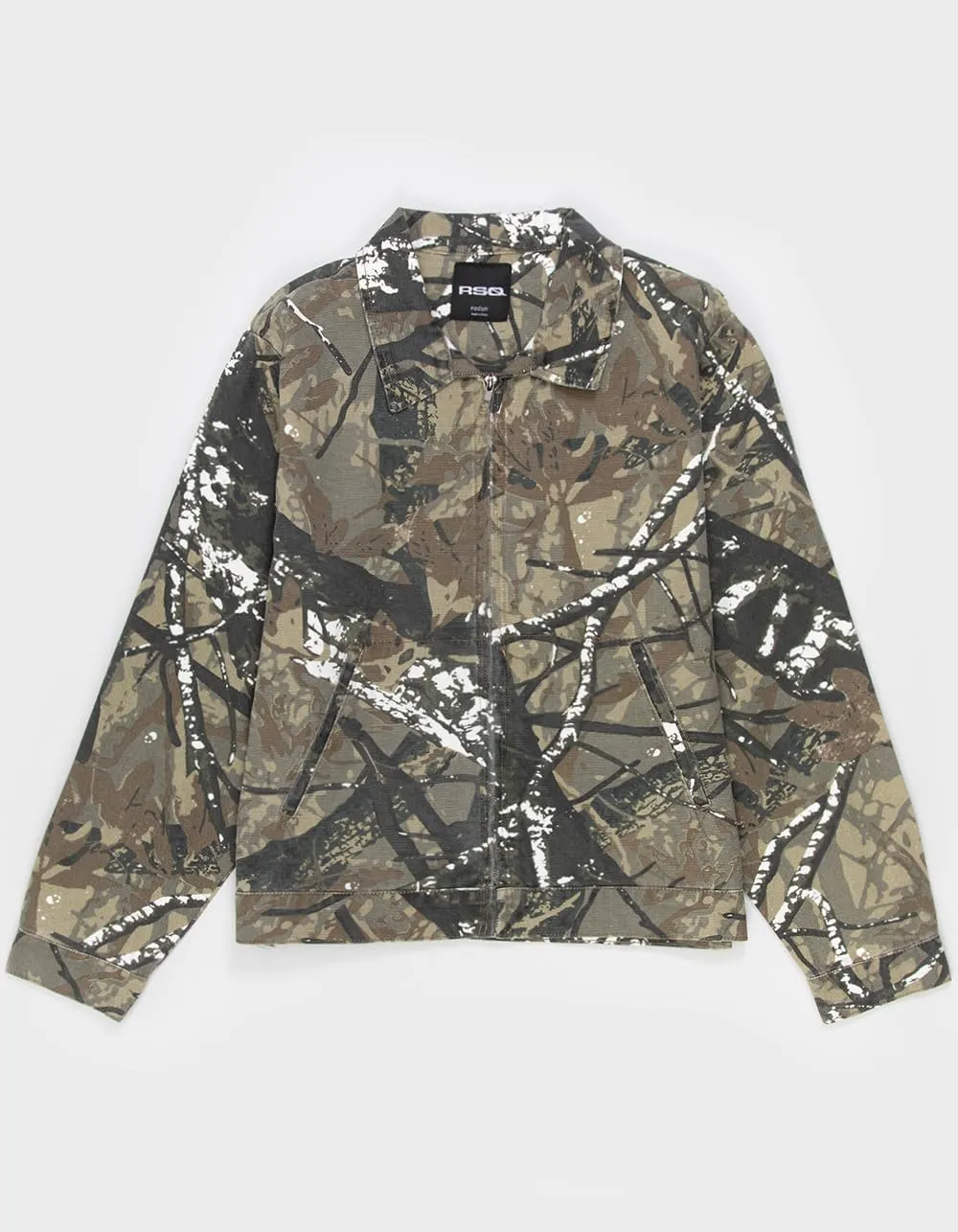 Rsq Mens Camo Canvas Workwear Jacket