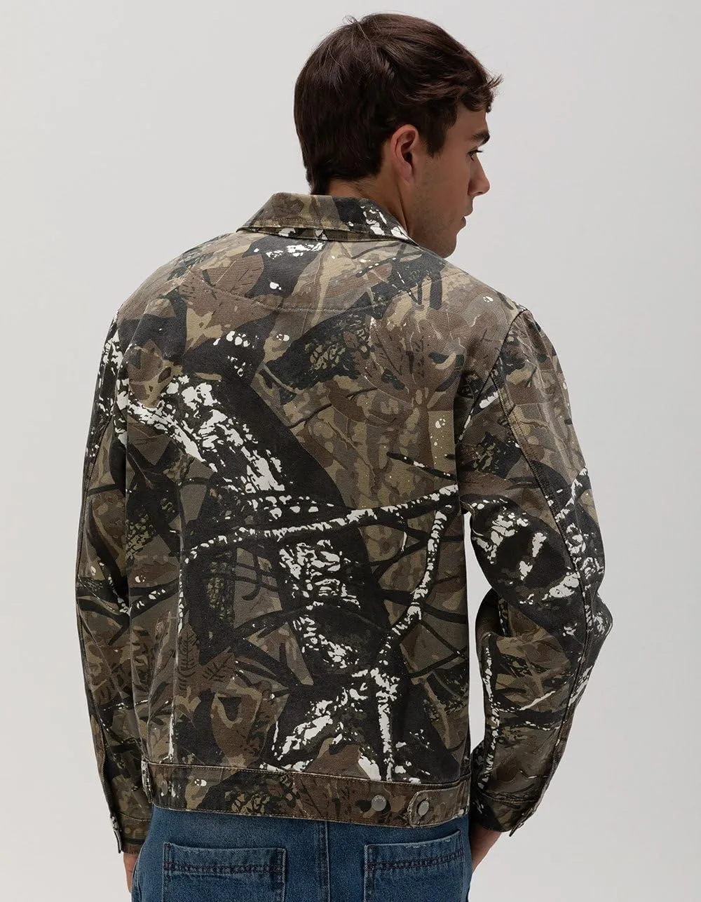 Rsq Mens Camo Canvas Workwear Jacket