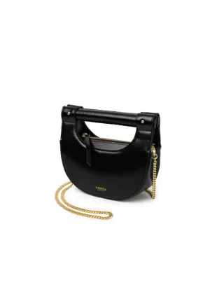 SANCIA The Cybil Halfmoon Bag - Black