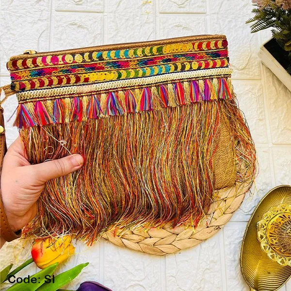 Sara Handmade Clutch - Linen