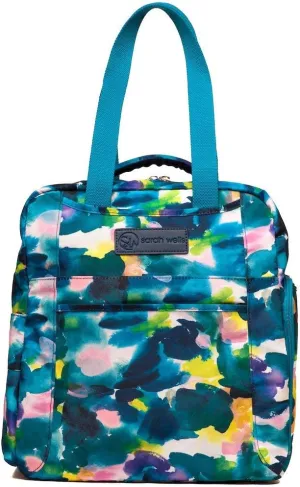 Sarah Wells Kelly Convertible Breast Pump Bag and Backpack with Carrying Handles - Insulated Pocket - Compatible with All Portable Pumps on The Market - 17" Laptop Sleeve