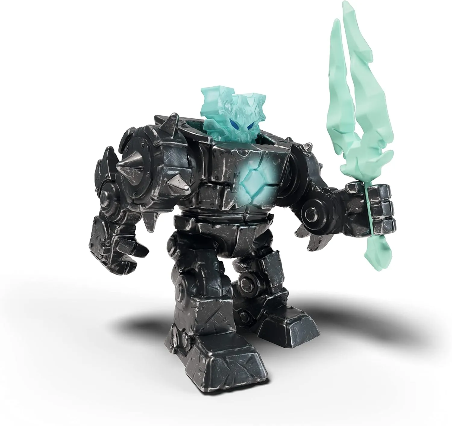 Schleich 7-Piece Eldrador Action Figure Set - Ice Robot, Creature, Weapon & 4 Surprise Toys