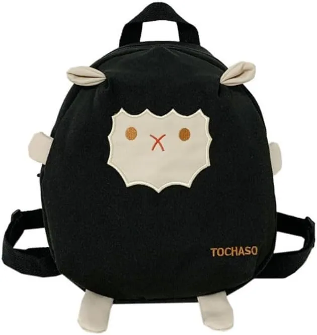 Sheep Crossbody Bag Cute Mini Backpack Cute Bag Kawaii Purse Small Backpack for Women Crossbody Bag Travel Gift (black,Small)
