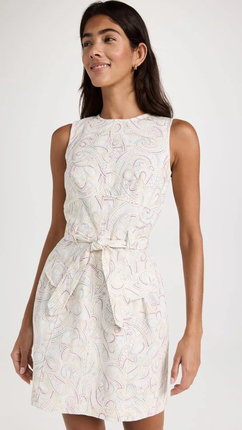 Shoshanna Women's Zoey Embroidered Denim Mini Dress