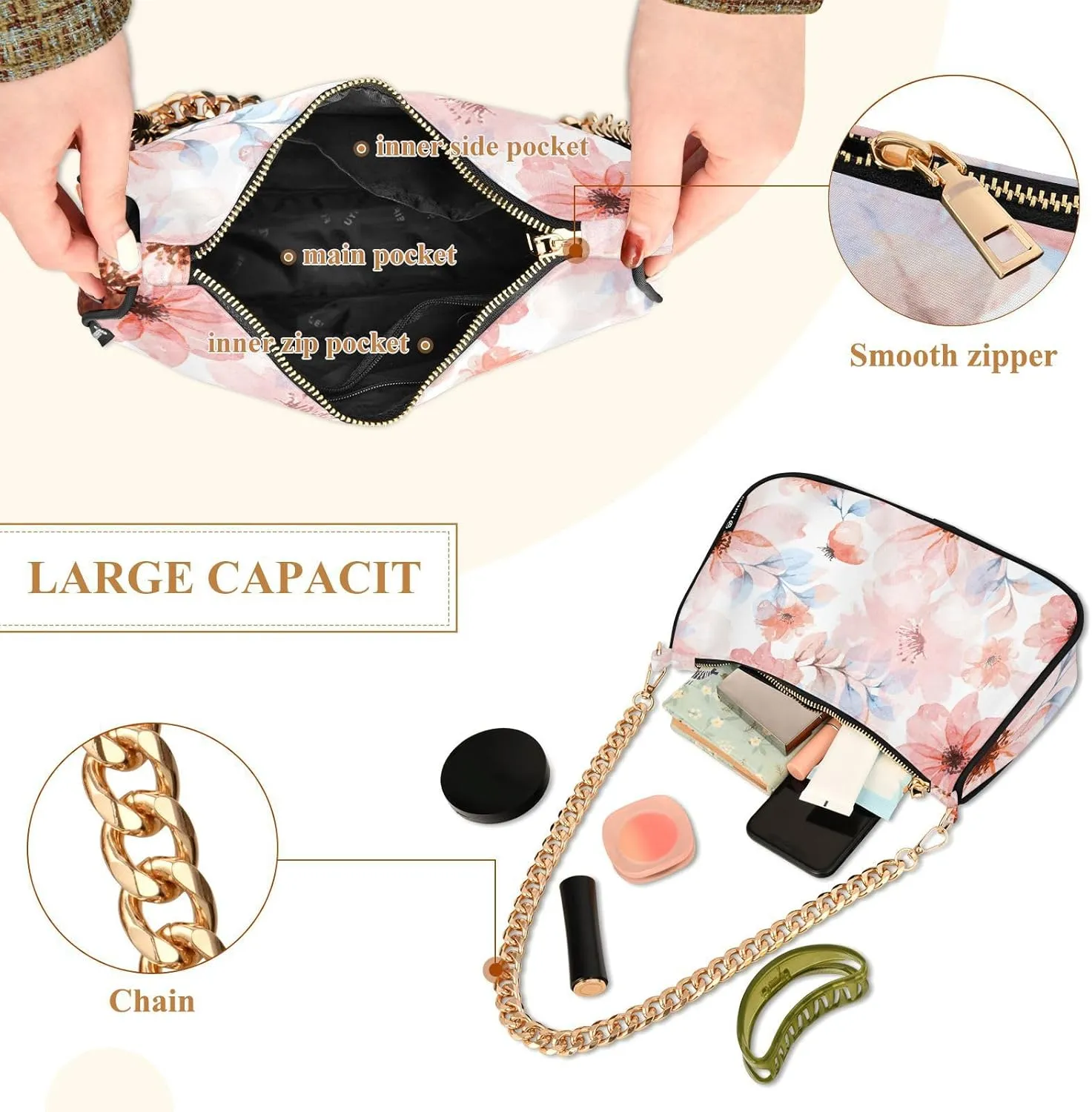 Shoulder Bag Women Clutch Handbag Date Chain Bag Holiday Birthday