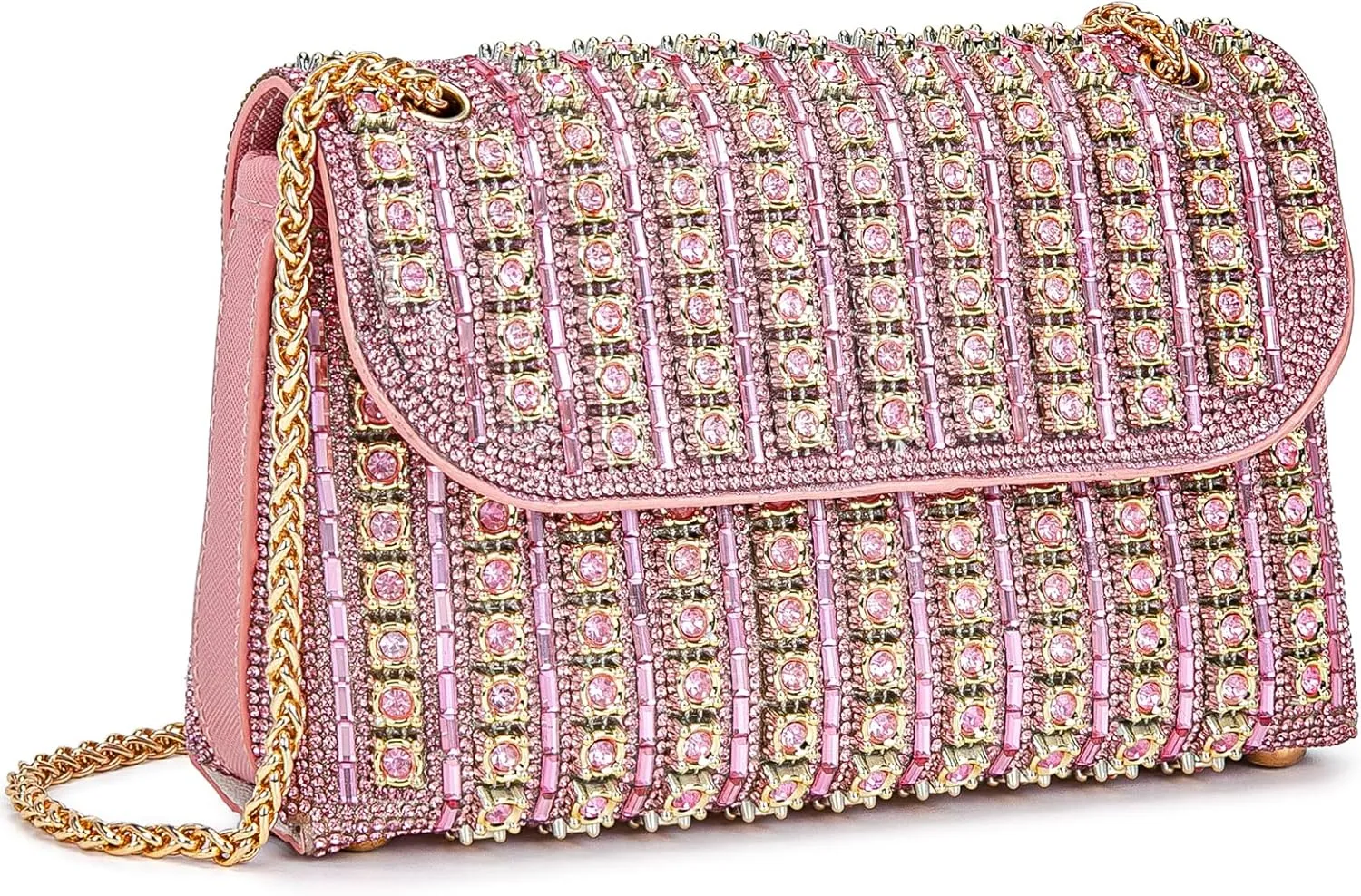 Shoulder Bags Crossbody Bag Purses Handbags Crystals Rhinestone Evening Bag for Women Clutch Purse with Chain