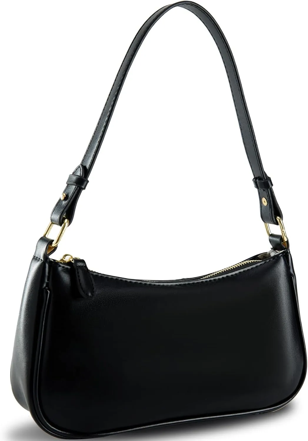 Shoulder Bags for Women Leather Hobo Sling Tote Handbag Retro Clutch Purse with 2 Removable Straps and Zipper Closure