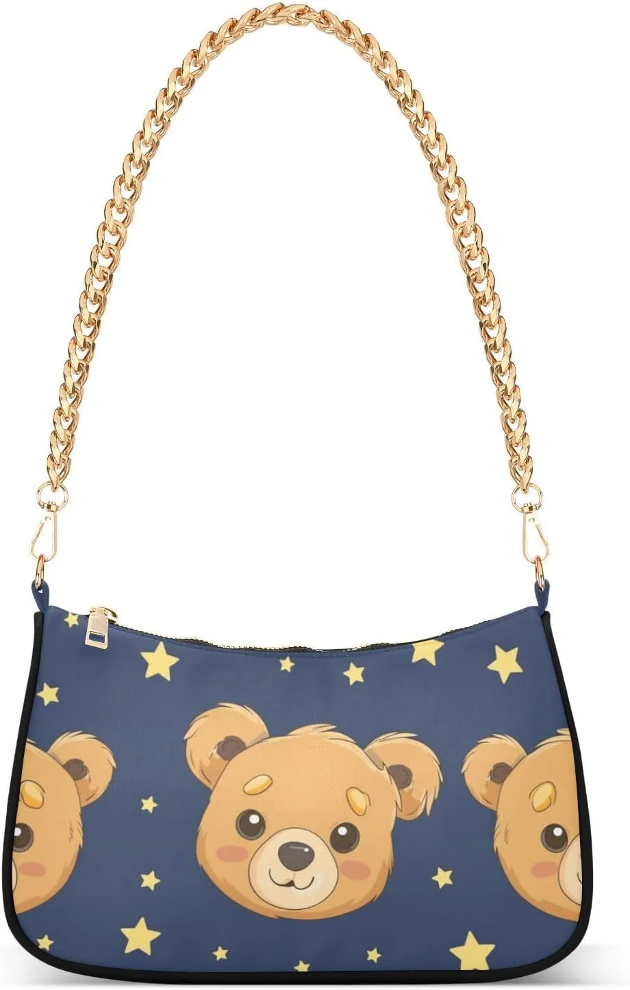 Shy Bears Stars Crossbody Bags for Women Tote Bag Women's Shoulder Handbags Clutch Purses for Women