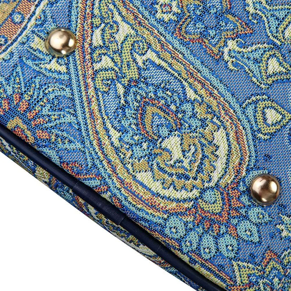 Signare Tapestry Duffle Bag Overnight Bags Weekend Bag for Women with Fashion Pattern Design (TRAV-PAIS)