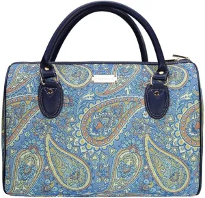 Signare Tapestry Duffle Bag Overnight Bags Weekend Bag for Women with Fashion Pattern Design (TRAV-PAIS)