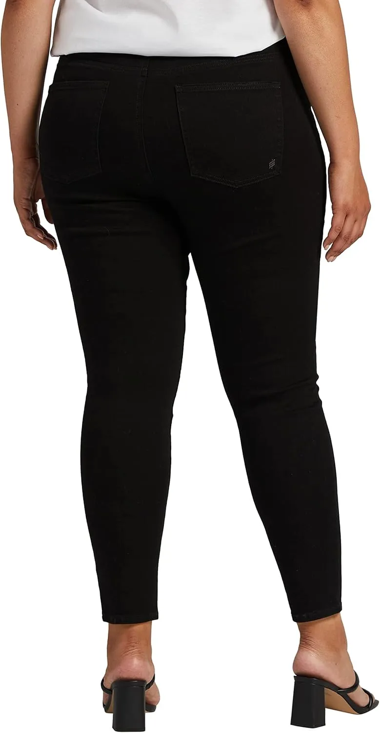 Silver Jeans Co. Women's Plus Size Infinite Fit High Rise Skinny Jeans-Legacy