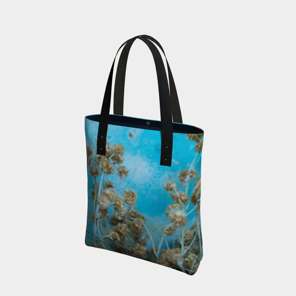 Sky Thistle Luxury Tote