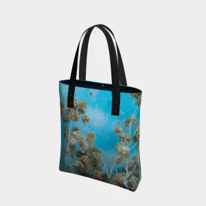 Sky Thistle Luxury Tote