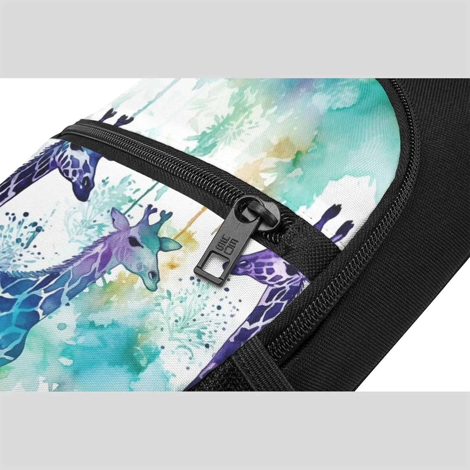 Sling Bag Backpack for Men Women Crossbody Giraffe Silhouette Chest Bag Crossbody Bag for Travel Sport Running