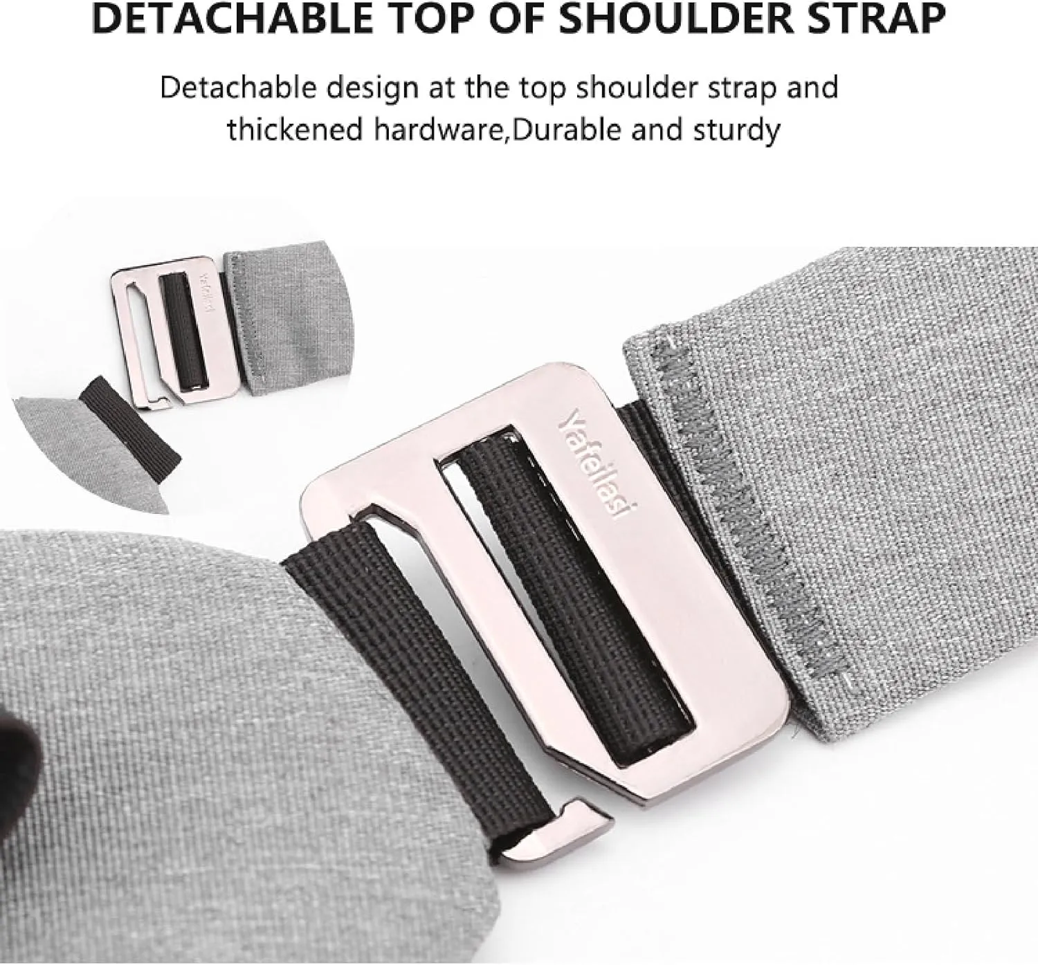 Sling Crossbody Bags Anti-Thief Slim Personal Chest Bags Waterproof Purse Handbag Backpack for Travel Camping,Green,Right