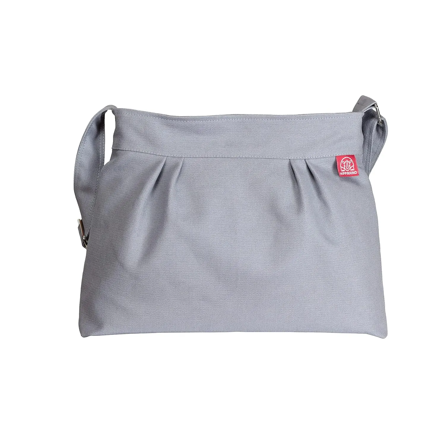 Small Canvas Crossbody Purse Bag for Women Washable Pleated Everyday Casual Zipper Closure Eco-Friendly Vegan Girl Bag Adjustable Long Strap