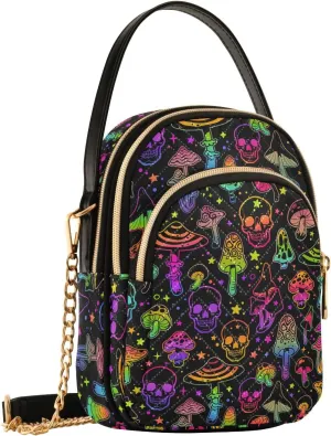 Small Cross body Bags for Women Quilted Crossbody Cell Phone Shoulder Purse Handbags Wallet Detachable Chain Bag